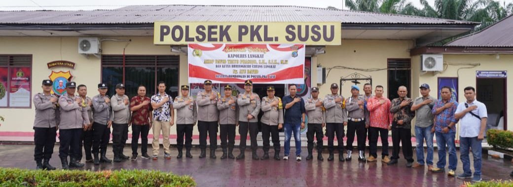 Kapolres Langkat Kunker ke Polsek Pangkalan Susu