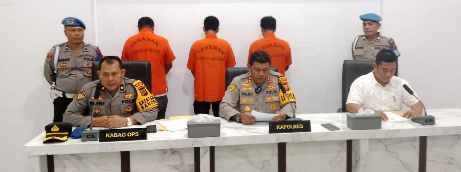 Ditahan, Oknum Polisi dan Dua Anaknya Terancam 9 Tahun Penjara