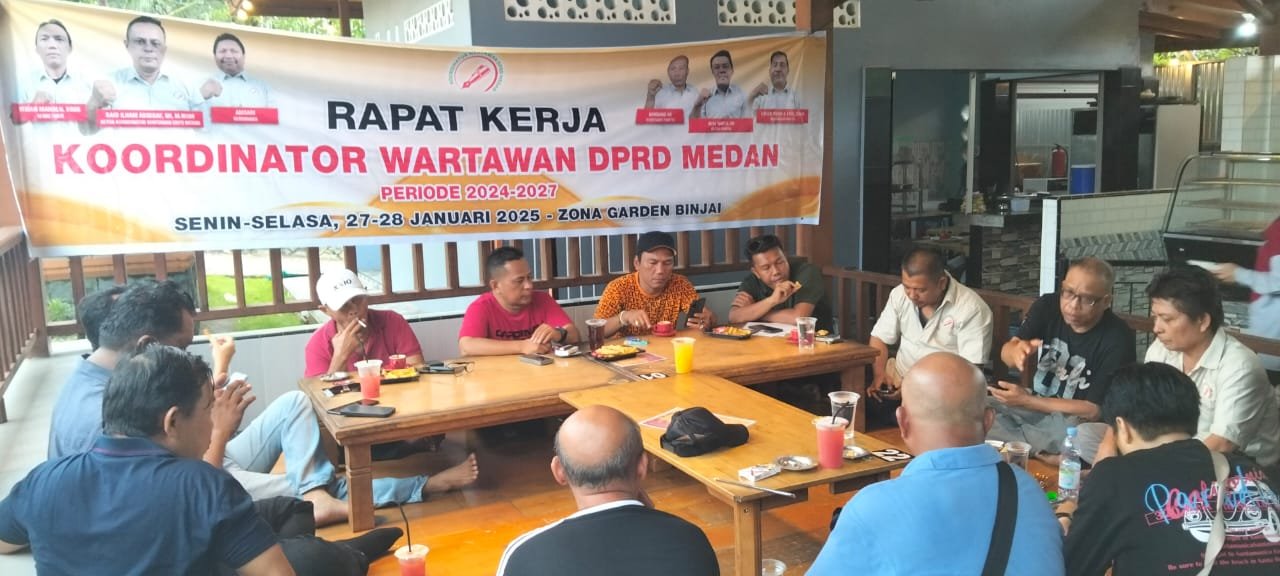 Ini Hasil Raker Koordinator Wartawan DPRD Medan Tahun 2025