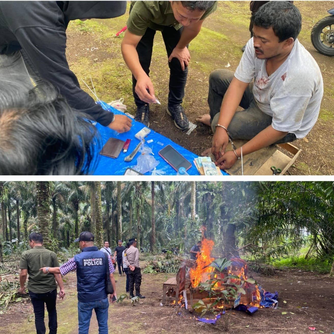Gerebek Barak Narkoba, Polres Binjai Amankan Satu Pelaku dan Sabu