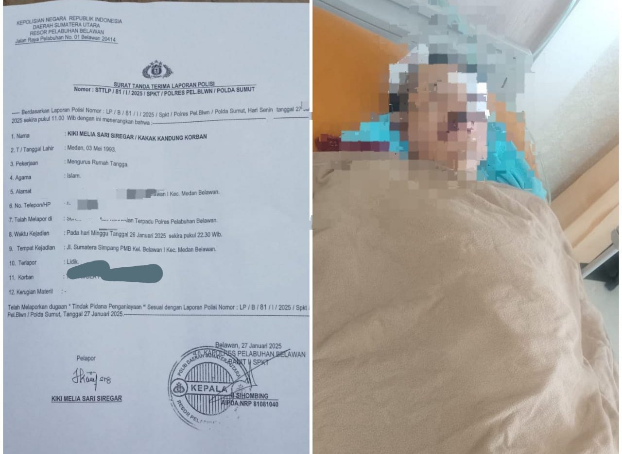 Pulang Kerja Dibacok OTK, Kakak Korban Minta Pelaku Ditangkap