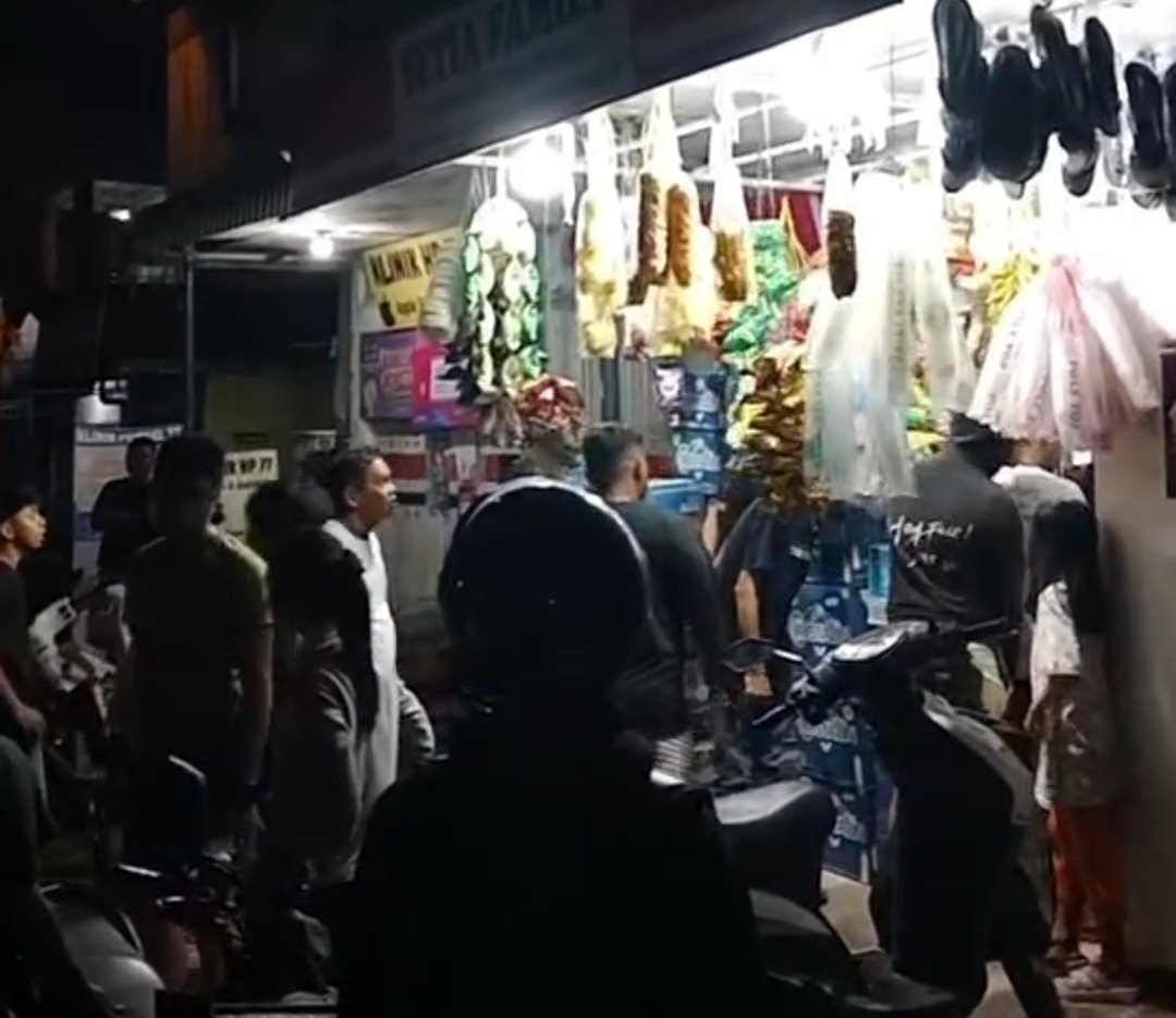 Puluhan Geng Motor Serang Warung Kelontong, Satu Orang Luka