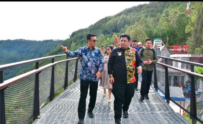 Kawasan Wisata Panorama Tele Sumbang PAD di Awal Pembukaan