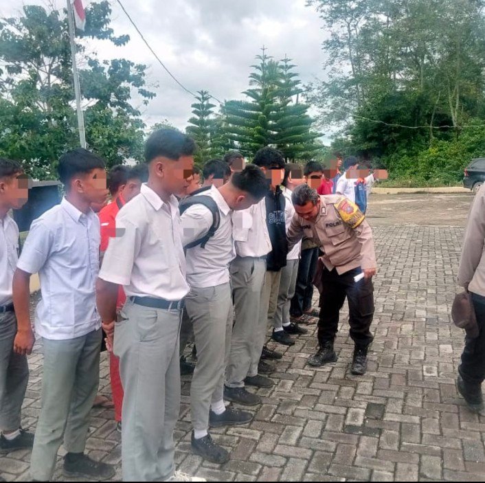Ketahuan Bolos Sekolah 21 Orang Ditindak Polsek Palipi