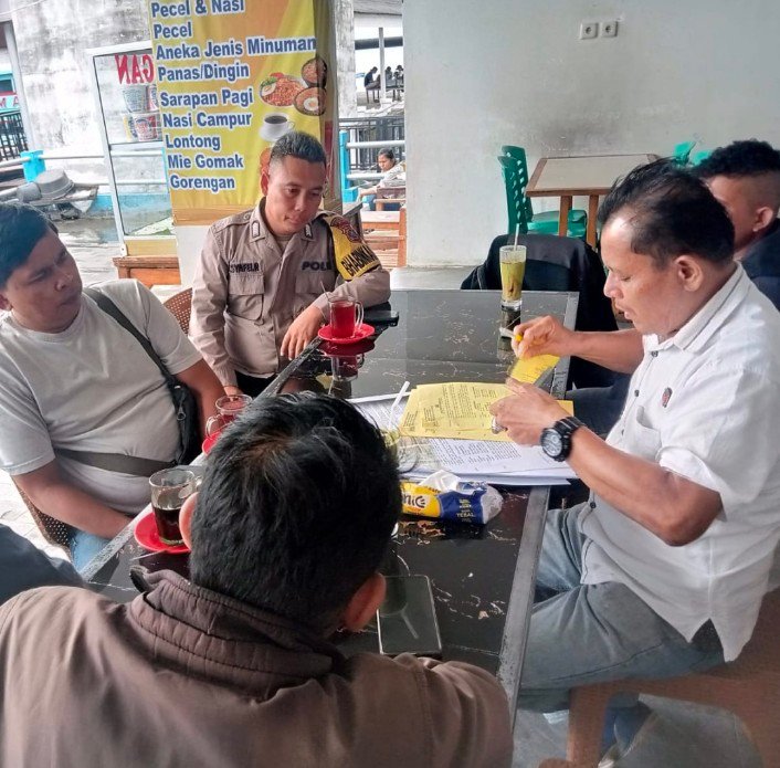 Polsek Palipi Bantu Polres Pematang Siantar Amankan Terlapor Penggelapan Sepeda Motor