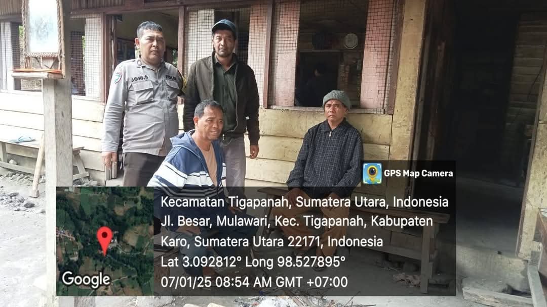Polsek Tigapanah Laksanakan Cooling System Pasca Pilkada, Ajak Warga Jaga Persatuan