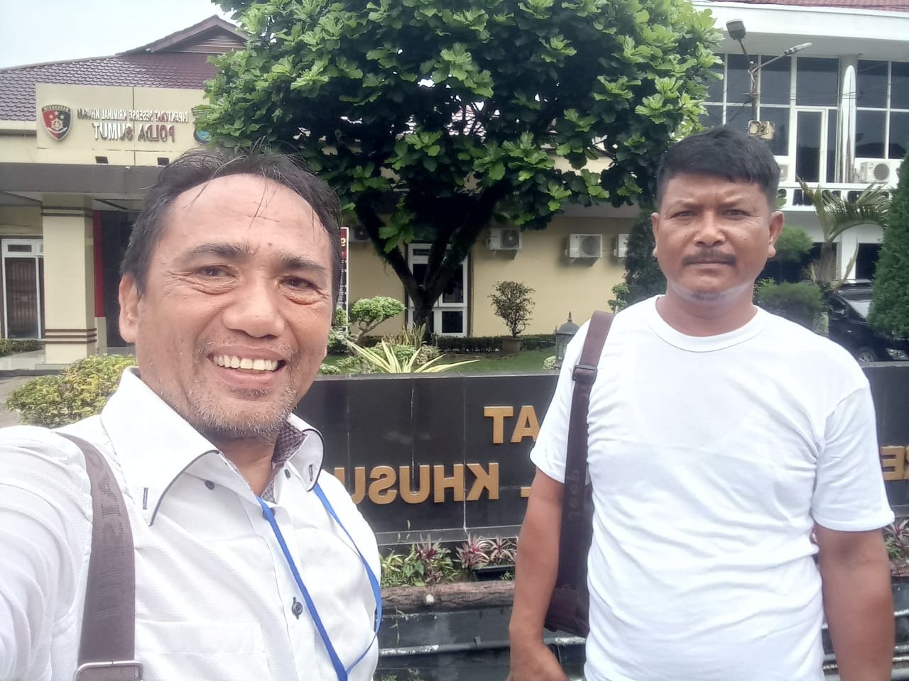 Ketua DPD LSM PENJARA PN Bersama DPC Samosir Kunjungi Kantor Tipikor Polda Sumut