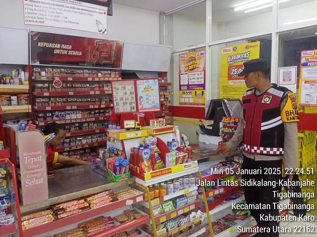 Patroli Blue Light Polsek Tigabinanga, Wujud Nyata Keamanan Malam