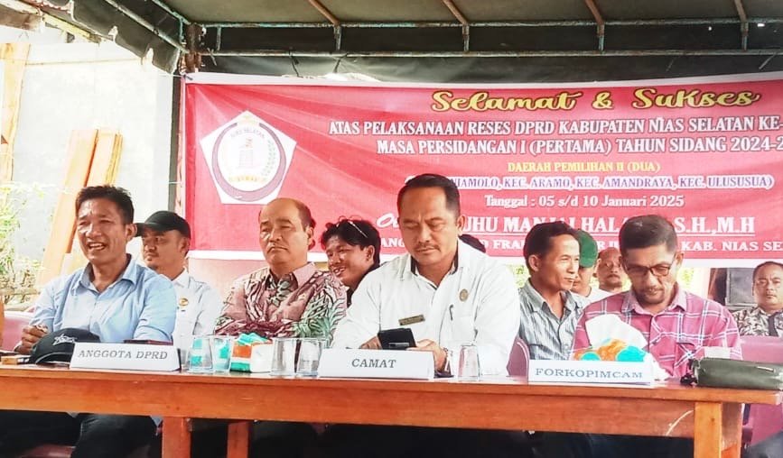 Duhu Manjai Halawa Laksanakan Reses Perdana di Ulususua