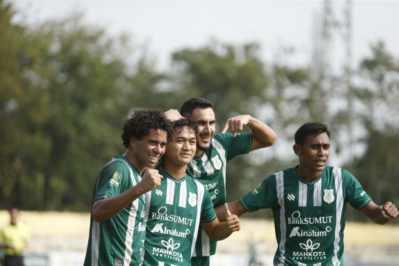 Menang Telak atas Nusantara United 4-0, PSMS Bertahan di Liga 2 Musim Depan