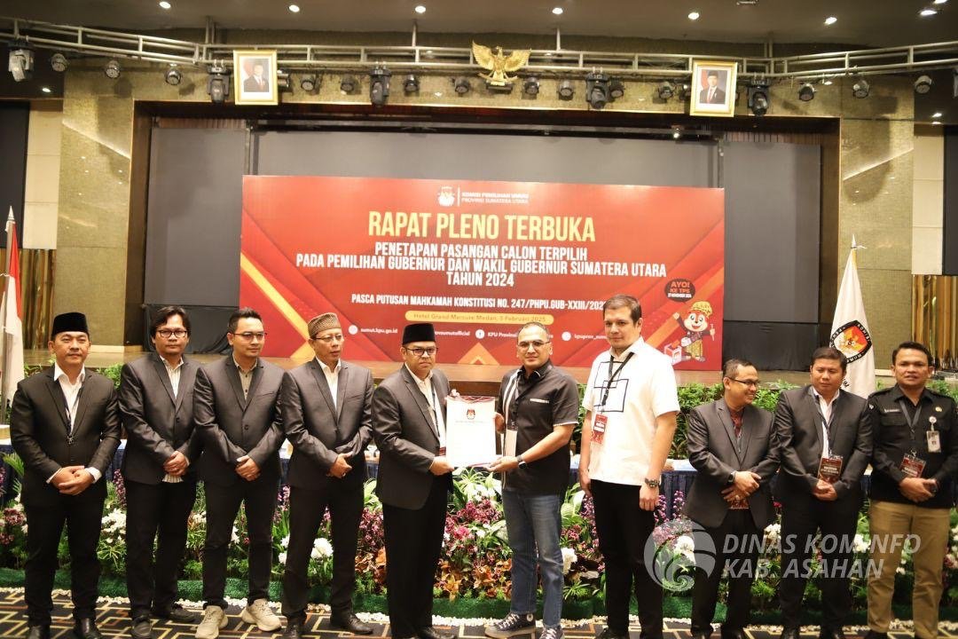 KPU Sumut Tetapkan H Surya BSc Sebagai Wagubsu Terpilih Periode 2025-2030