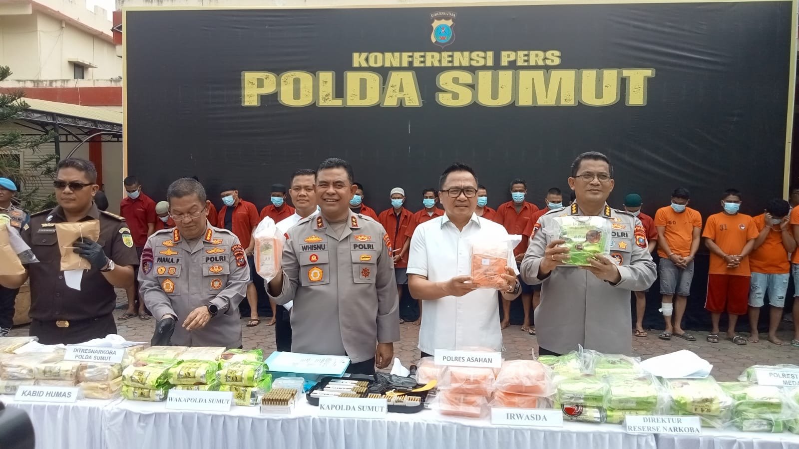 Hingga Februari 2025,  25 Kasus Narkoba dengan 37 Tersangka Berhasil Ditindak Polda Sumut
