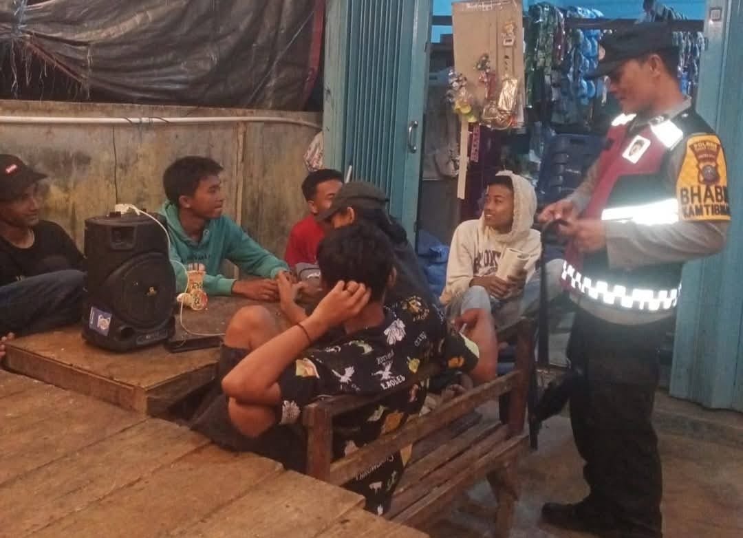 Polsek Tigabinanga Gelar Patroli Malam, Antisipasi Aksi Geng Motor