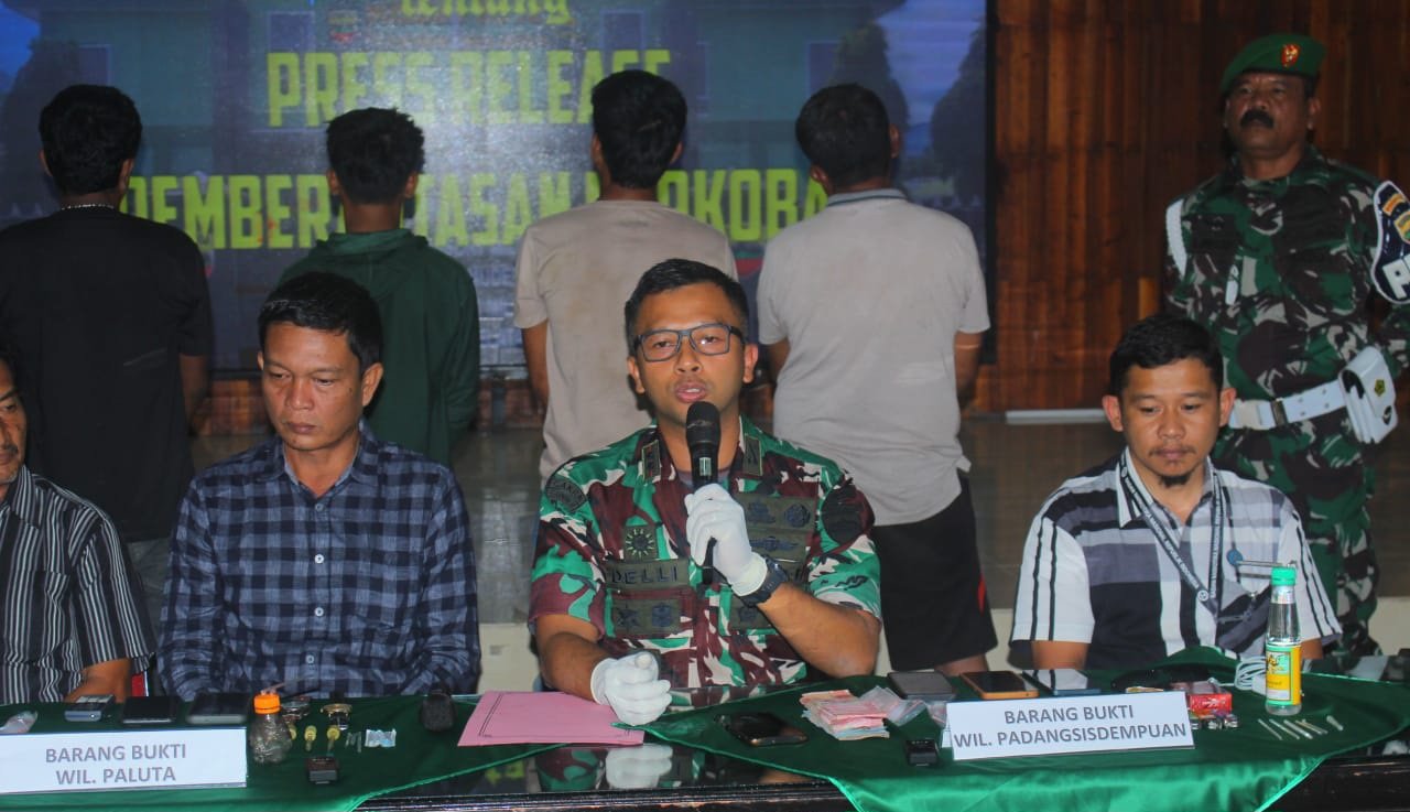 Dandim 0212/TS Nyatakan Perang Terhadap Narkoba,Tangkap Bandar dan Pengedar