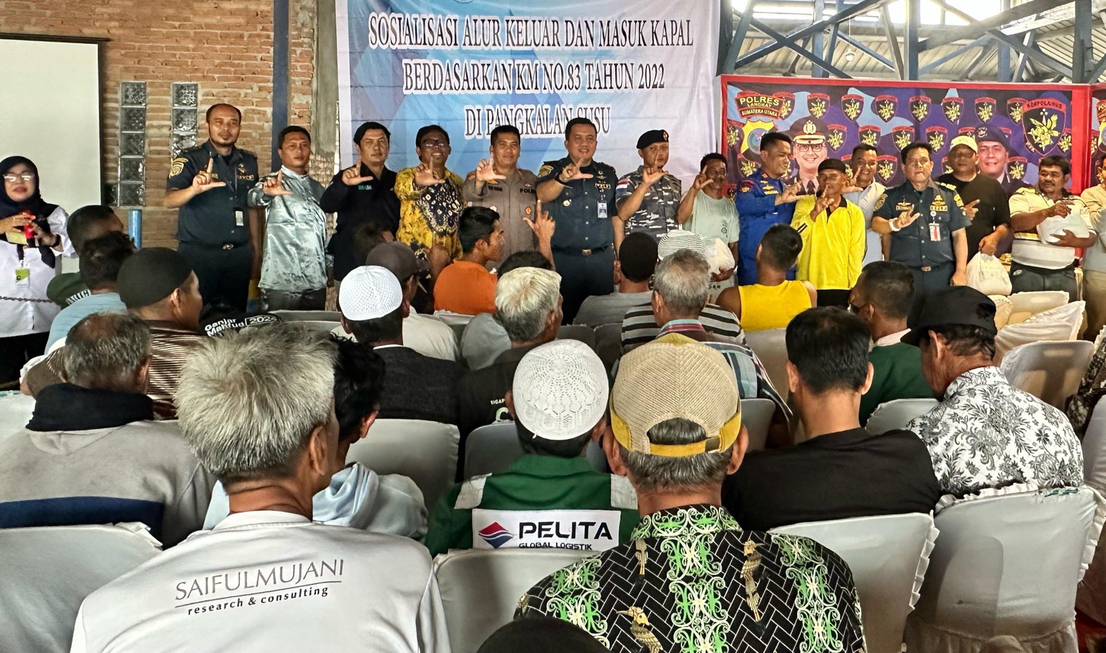 PT Pertamina Marine Solutions Pangkalan Susu Gandeng KSOP Pangkalan Susu Kelas lV Gelar Sosialisasi