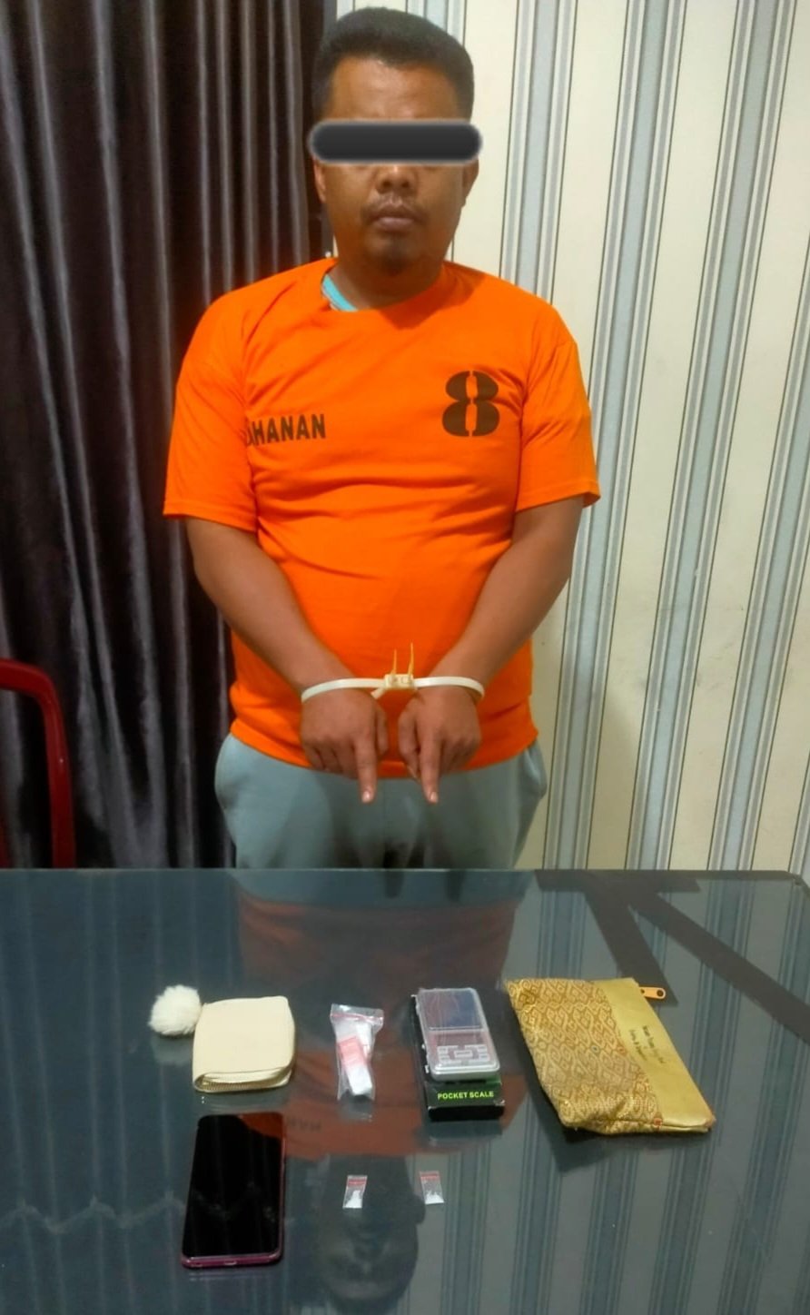 Polres Tanah Karo Tangkap Bandar Narkotika, Amankan Dua Paket Sabu