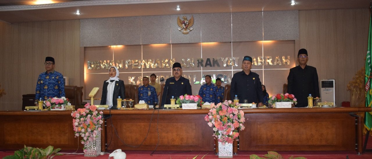 DPRD Langkat Gelar Rapat Paripurna Penetapan Pokok-Pokok Pikiran DPRD