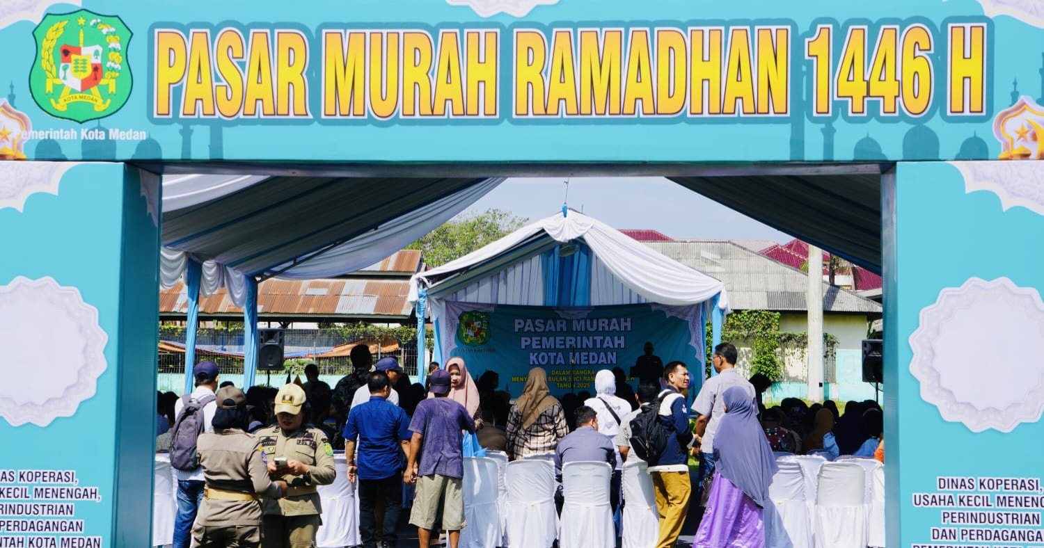 Pasar Murah Pemko Medan Sambut Ramadhan dan Idul Fitri 1446 H Dibuka