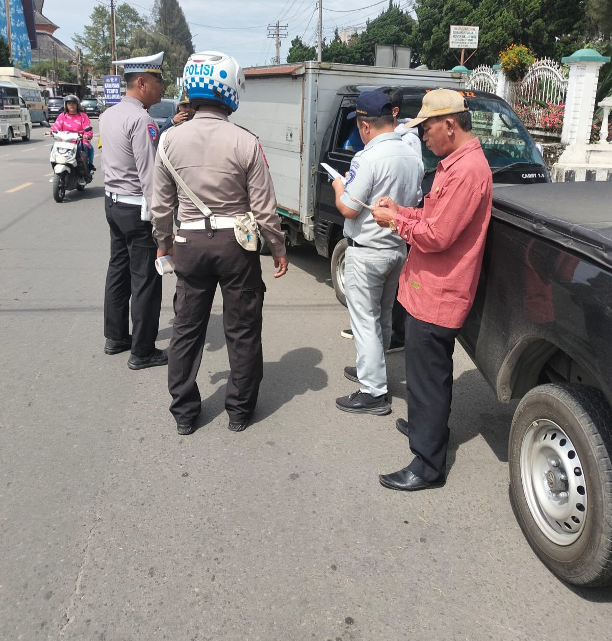 Polres Tanah Karo Gelar Razia, 58 Pelanggar Ditilang