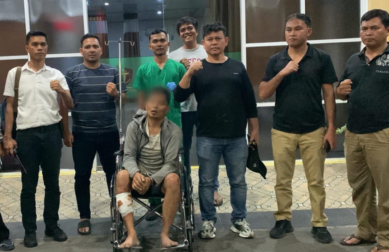 Maling Motor di Kenanga Baru Ditembak