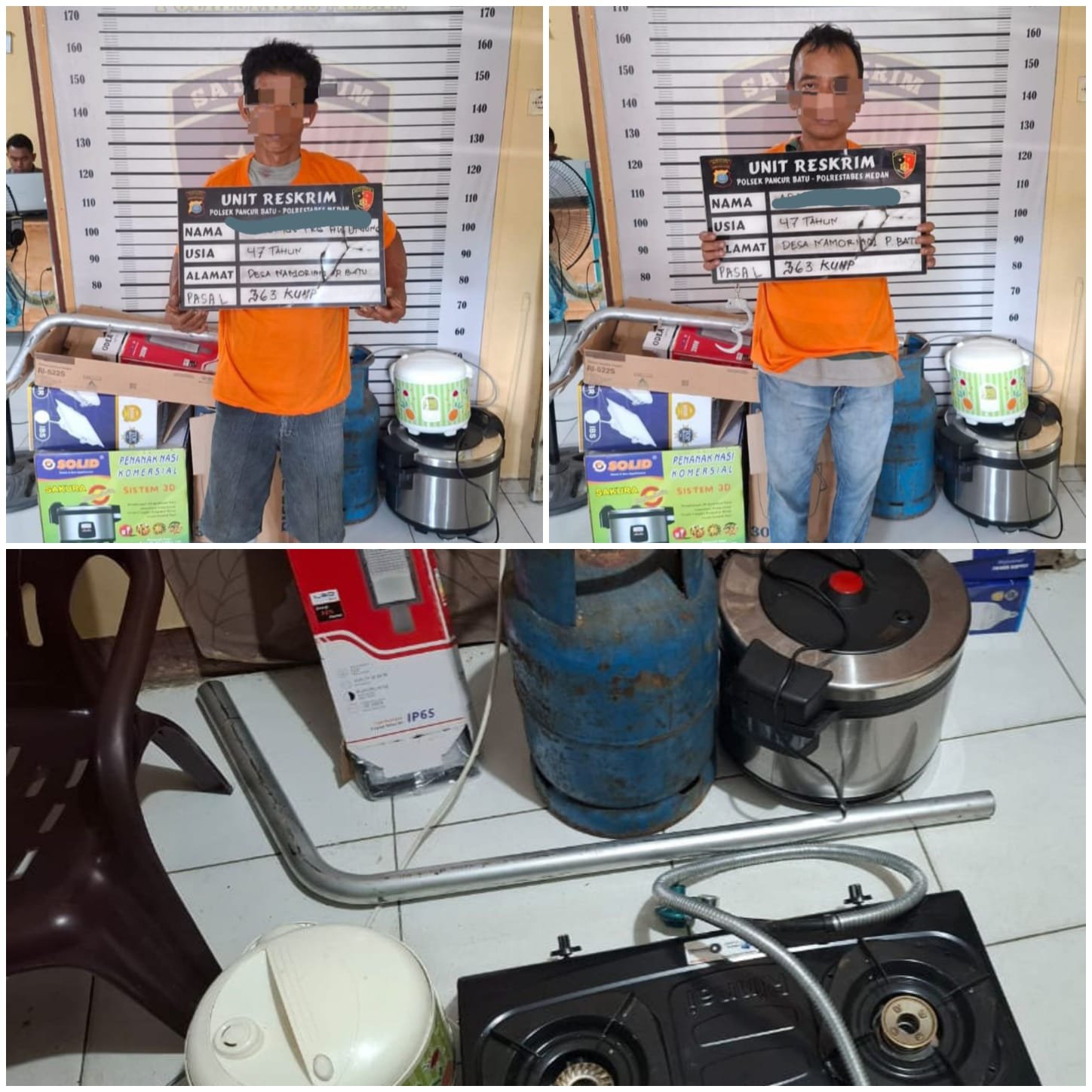 Dua Residivis Ditangkap, Satu Ditembak