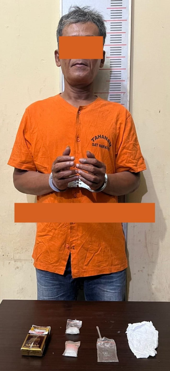 Residivis Narkoba Diringkus Satres Narkoba Polres Langkat