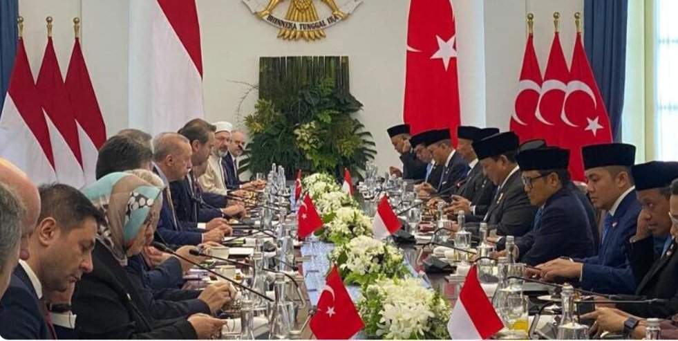 Bertemu Erdogan, Prabowo Tekankan Penguatan Kemitraan Ekonomi