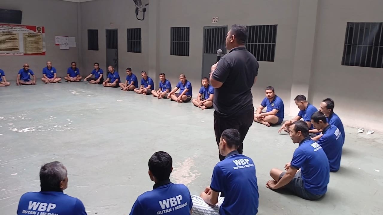 Rutan Kelas I Medan Terapkan Program Hypnosis, Bantu Kurangi Beban dan Stres