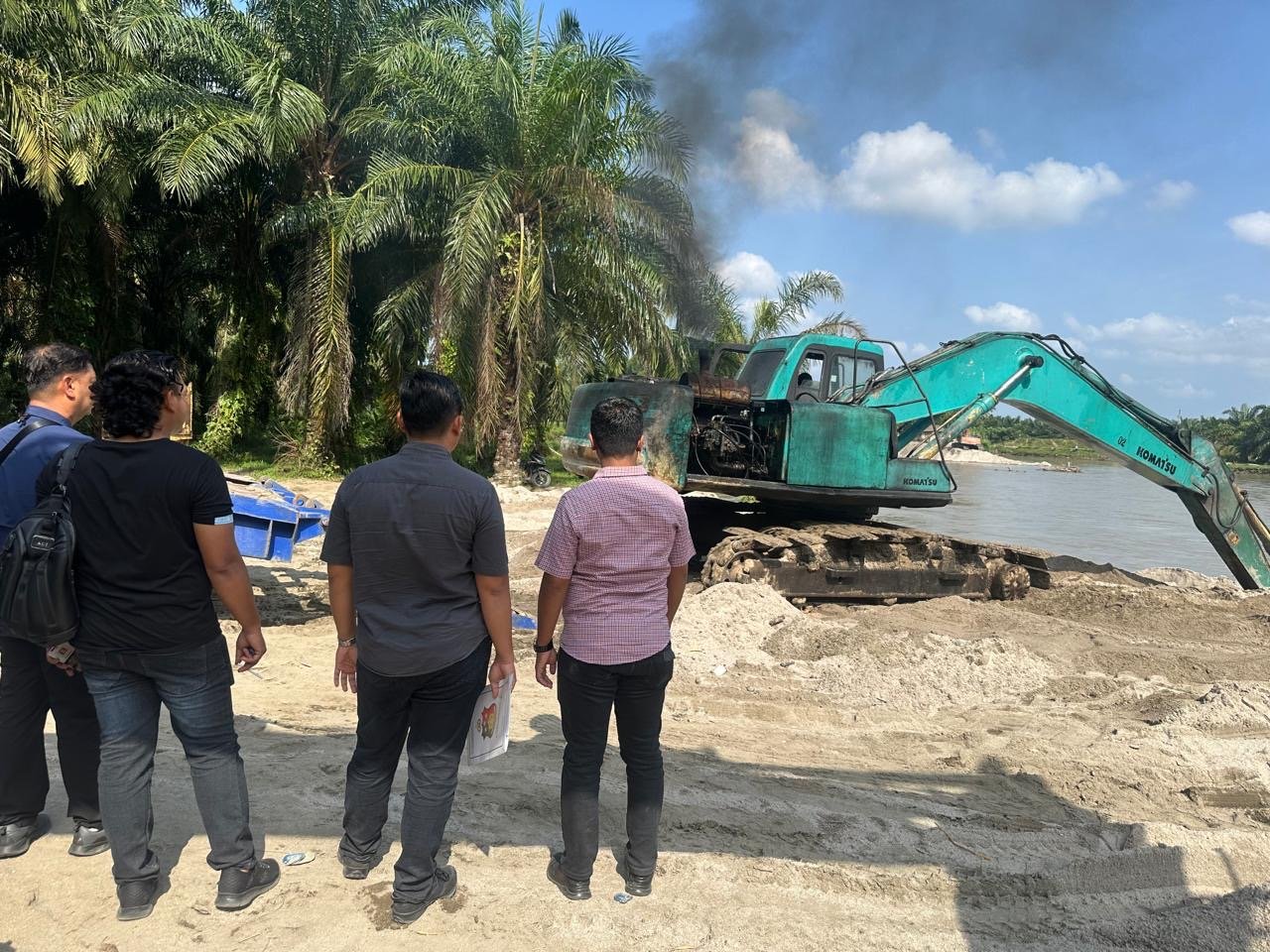 Tindak Galian C Ilegal, Dit Reskrimsus Polda Sumut Serahkan 2 Tersangka ke Jaksa