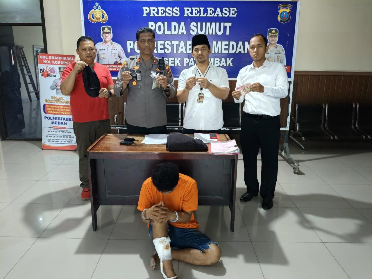 Team URC Unit Reskrim Polsek Patumbak Ringkus Residivis Curanmor