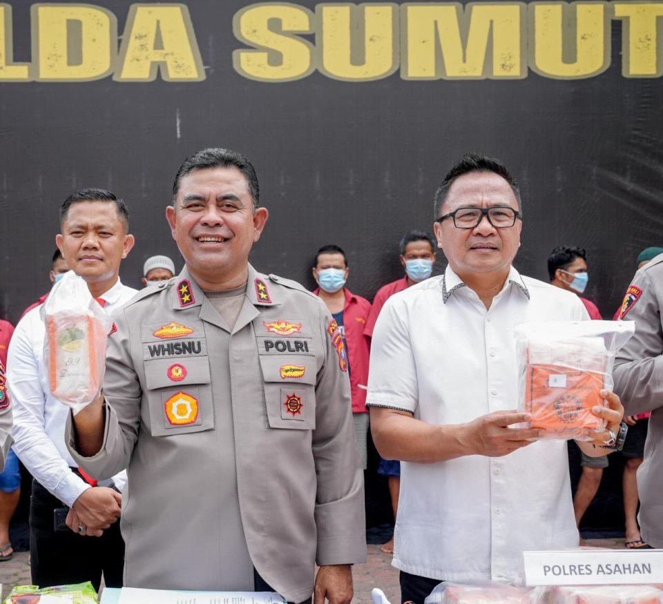 Polda Sumut Tangkap 130 Tersangka Narkoba dalam Waktu Sepekan