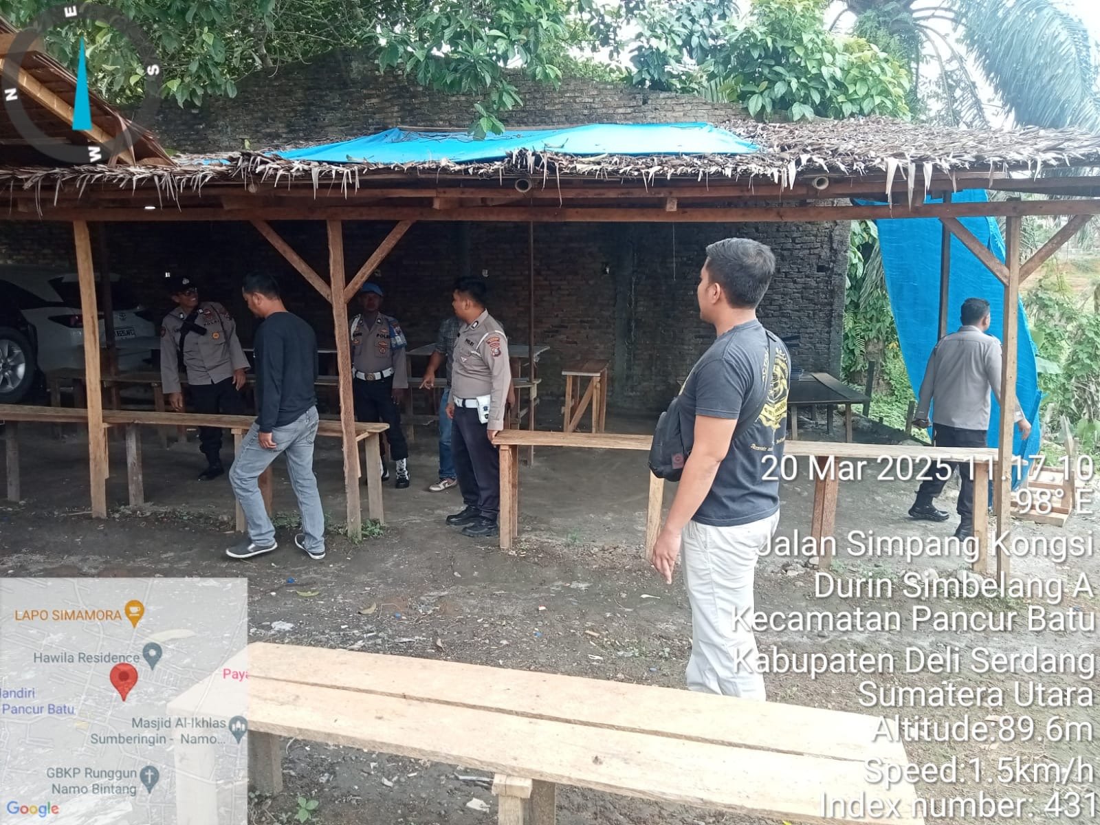 Polsek Pancur Batu Lakukan Pengecekan Lokasi Diduga Perjudian, Hasilnya Nihil