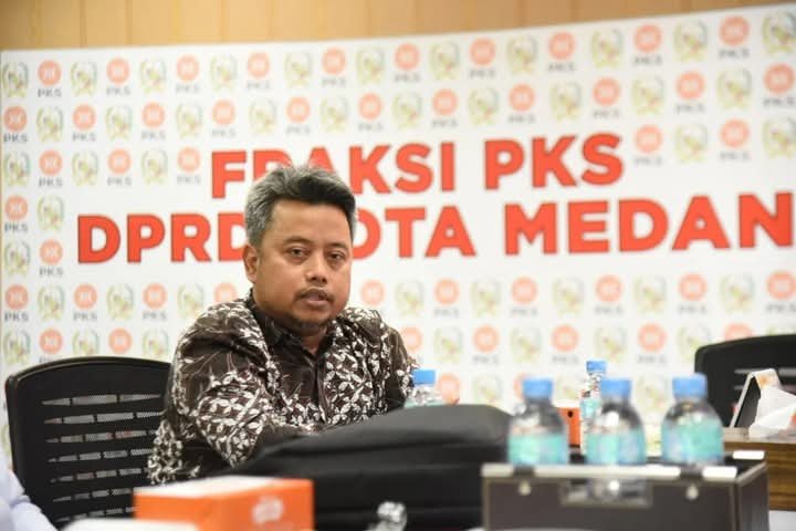 Ketua Fraksi Partai Keadilan Sejahtera (FPKS) DPRD Kota Medan, Syaiful Ramadhan