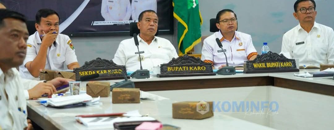 Bupati dan Wakil Bupati Karo Mengikuti Peluncuran IPKD MCP