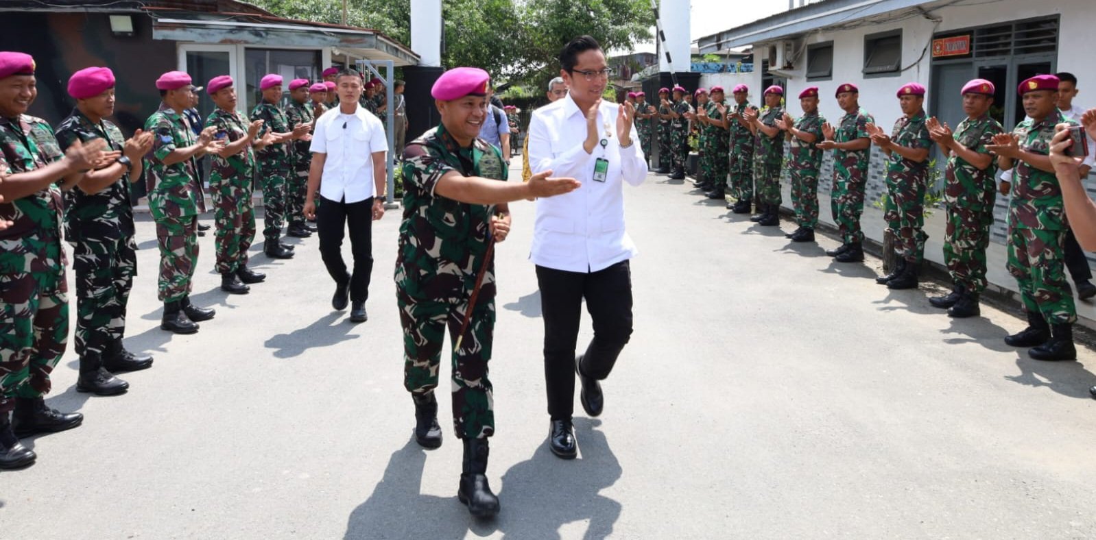 Jalin Sinergitas, Danyonmarhanlan l Terima Courtesy Call Walikota Medan