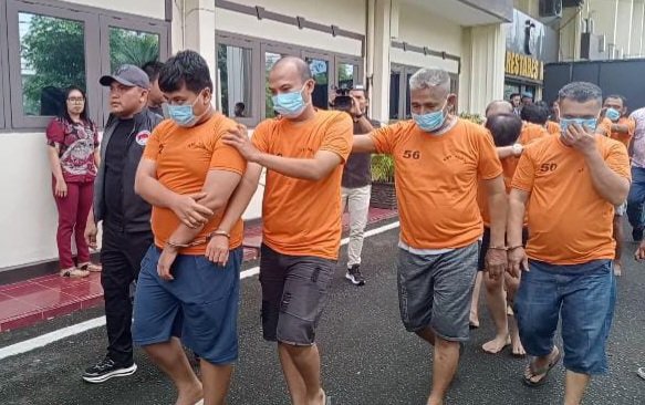 Delapan Pengedar dan Kurir Narkoba Ditangkap, 34 Kg Sabu Disita