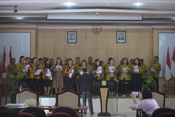 Laksanakan Ibadah Rutin,Pemkab Pakpak Bharat Adakan Lelang Bantu Pembangunan Bale Centum Greja