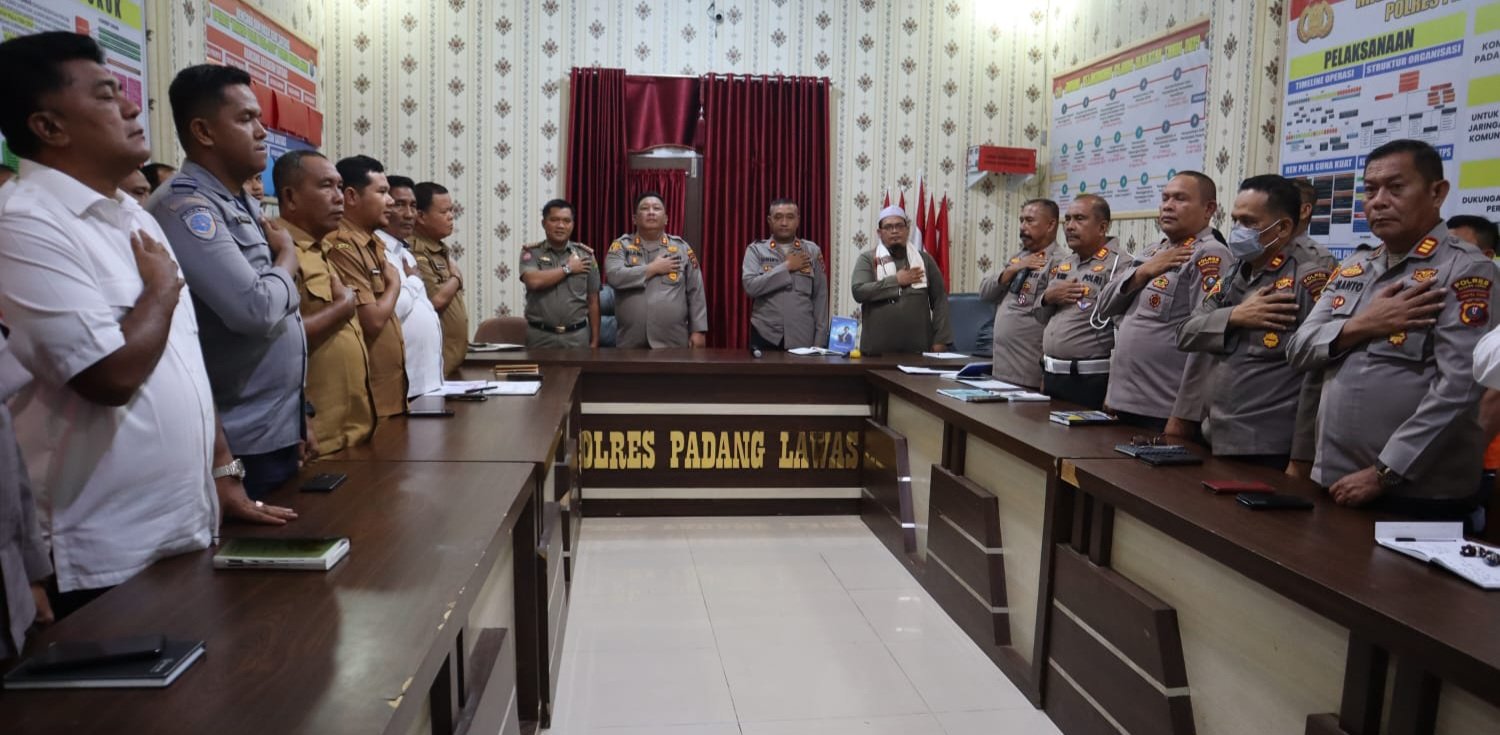 Polres Palas Rapat Koordinasi Operasi Ketupat Toba 2025