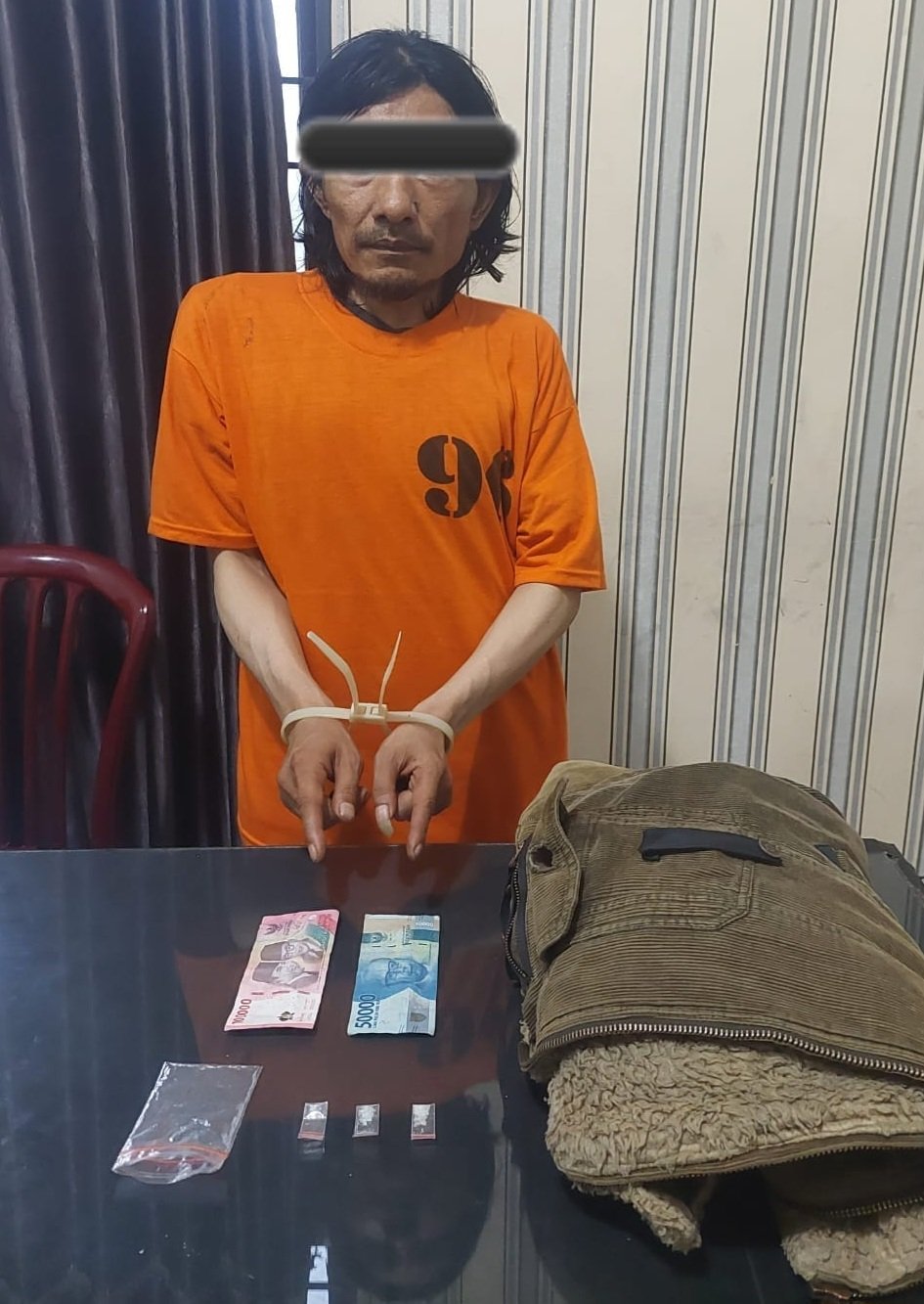 Polres Tanah Karo Tangkap Residivis Kasus Narkoba di Lau Cimba