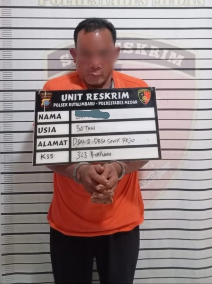 Polsek Kutalimbaru Amankan Maling Kambing