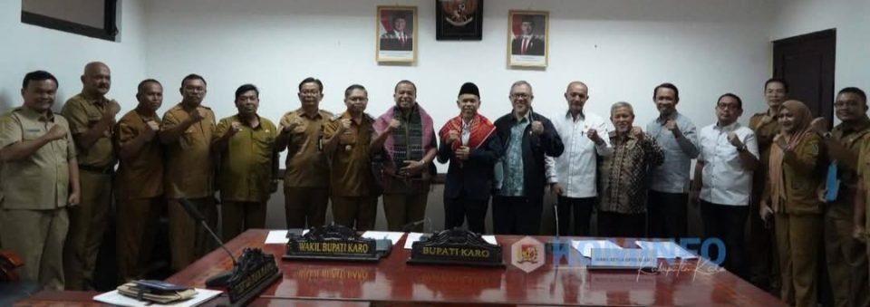 Bupati Karo Terima Kunjungan Badan Anggaran DPRD dan TAPD Provinsi Sumatera Utara