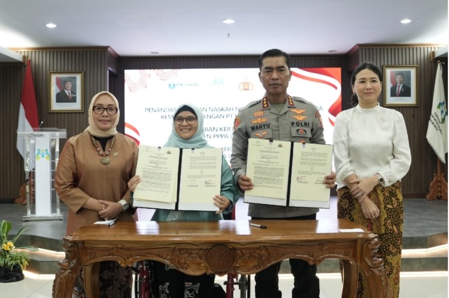 Kekerasan Terhadap Perempuan Masih Tinggi, Polri-Kementerian PPPA Teken MoU Percepatan Penanganan Kasus Kekerasan Perempuan dan Anak