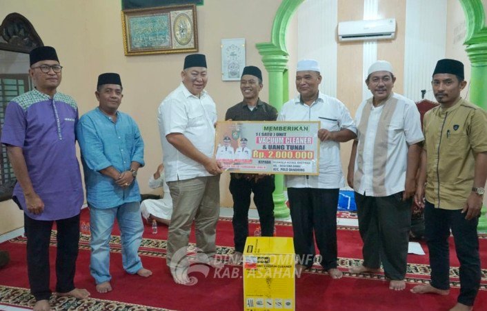 Safari Ramadhan Tahun 2025, Sekda Asahan Kunjungi Masjid Husnul Khatimah Desa Suka Damai