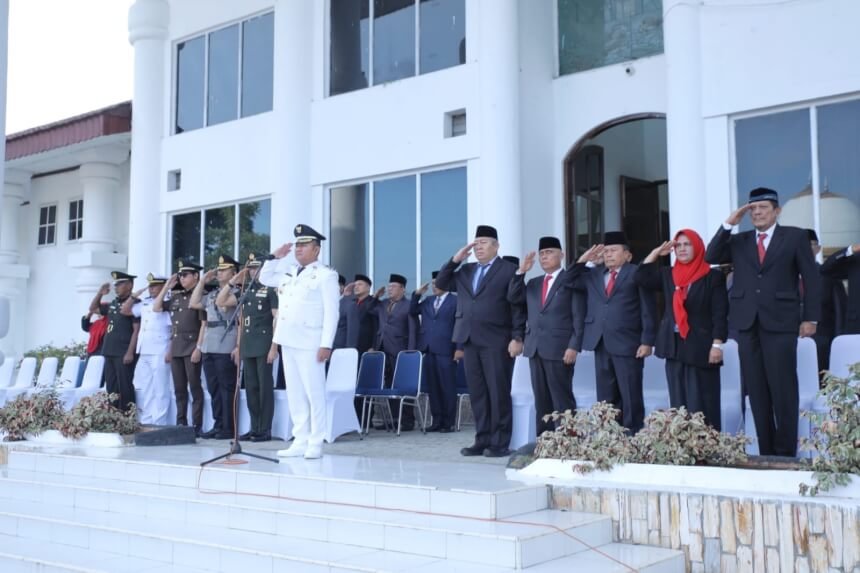 Wakil Bupati Asahan Pimpin Upacara Otonomi Daerah