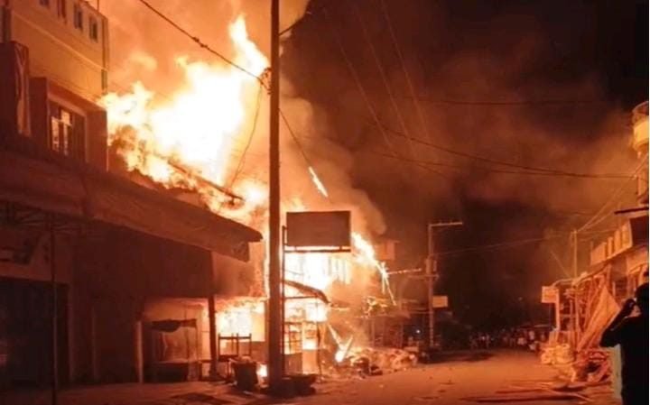 Enam Ruko di Bahorok Terbakar, Warga Keluhkan Lambatnya Mobil Pemadam