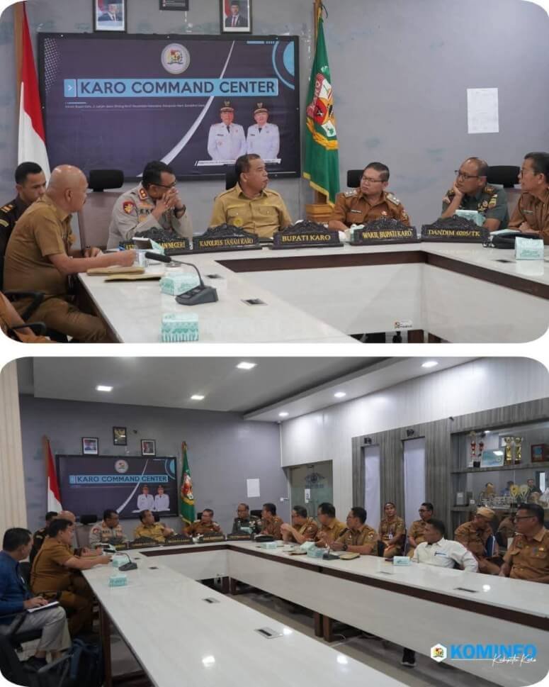 Bupati Karo Serta Jajaran Forkopimda Kabupaten Karo Ikuti Rakor Pengendalian Inflasi dan Sosialisasi Sekolah Unggul Garuda