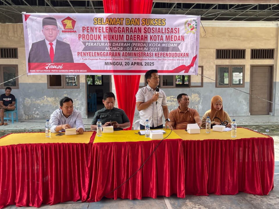 Fauzi Anggota Komisi I DPRD Kota Medan, Imbau Masyarakat Agar Tertib Adminduk