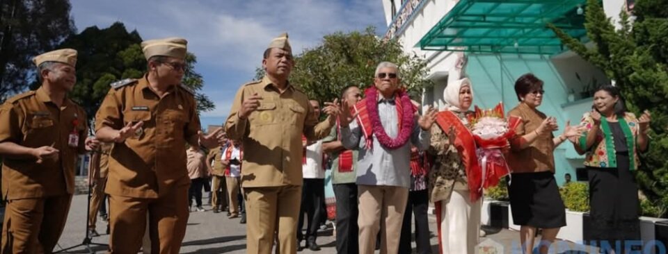 Bupati Karo Terima Kunjungan Ketua Umum Karo Foundation Mayjen TNI (Purn) Musa Bangun