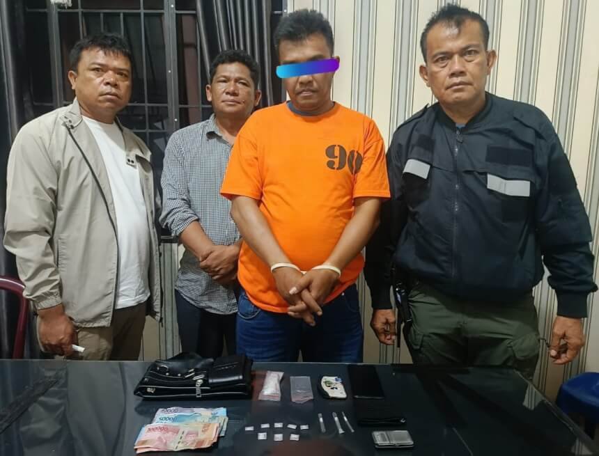 APS Ditangkap Polsek Tigabinanga, Bawa 8 Paket Sabu – Sabu Siap Edar
