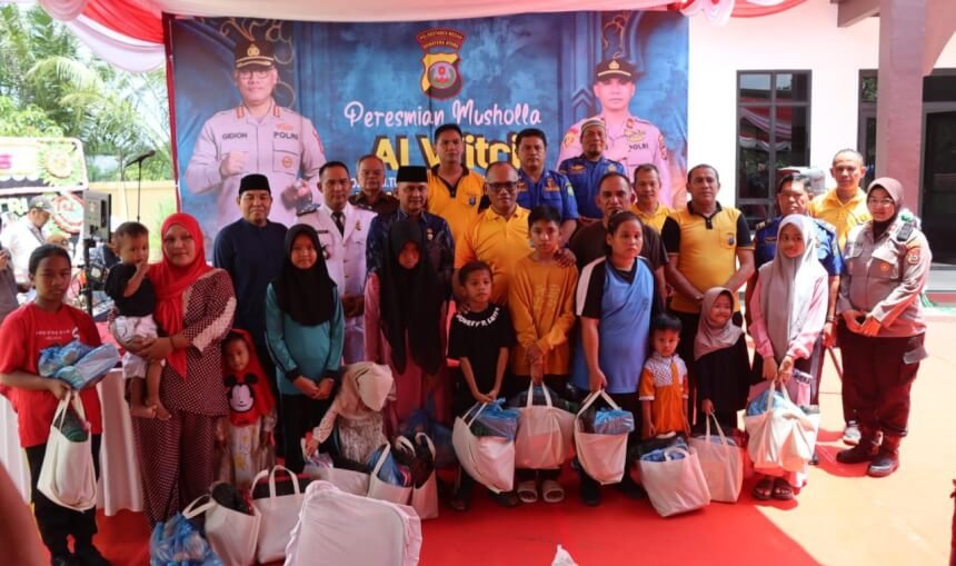 Kapolrestabes Medan Gelar Jumat Curhat dan Meresmikan Mushola Al Witri Polsek Medan Tuntungan